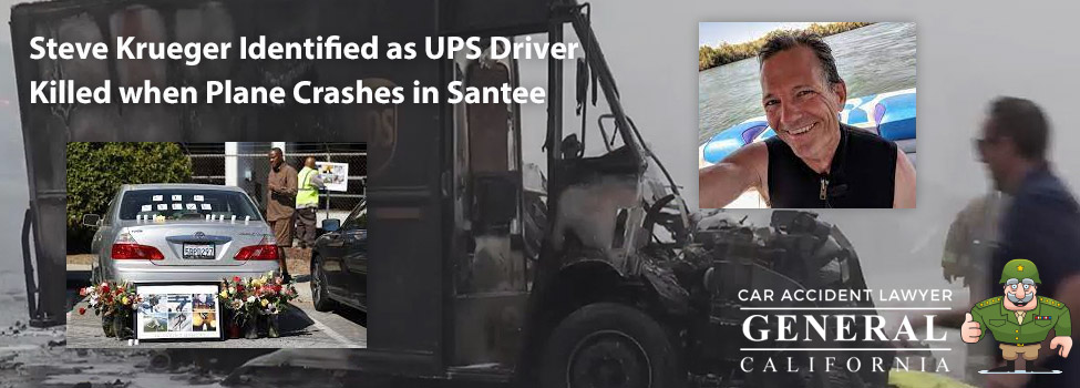 Steve Krueger Identified as UPS Driver Killed when Plane Crashes in Santee