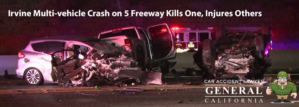 Irvine Multi-vehicle Crash on 5 Freeway Kills One, Injures Others