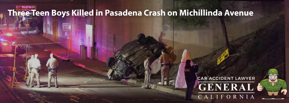 Three Teen Boys Killed in Pasadena Crash on Michillinda Avenue