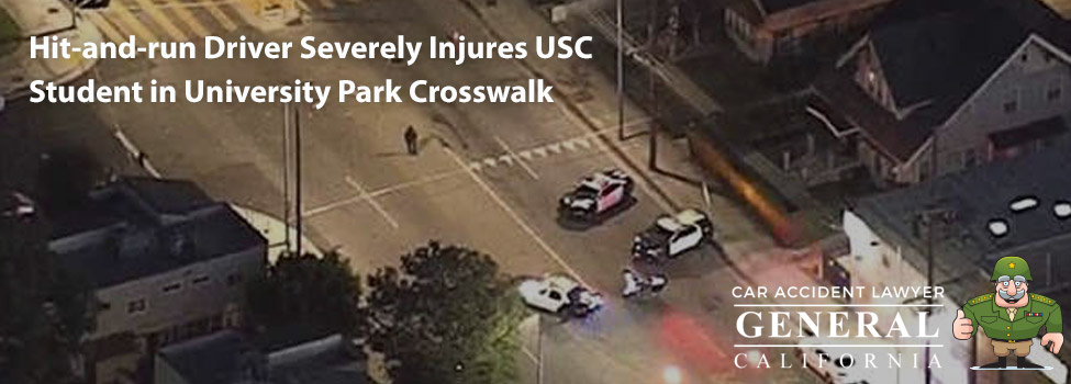 Hit-and-run Driver Severely Injures USC Student in University Park Crosswalk