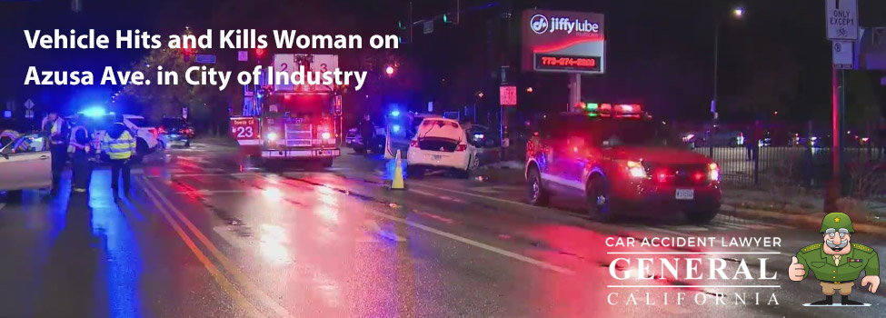 Vehicle Hits and Kills Woman on Azusa Ave. in City of Industry