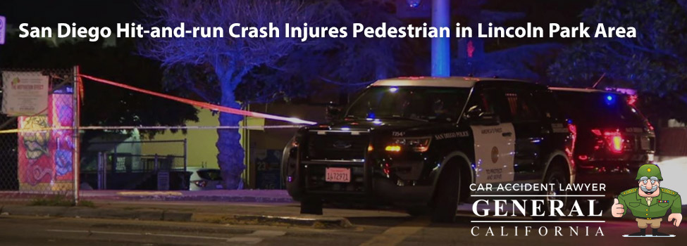 San Diego Hit-and-run Crash Injures Pedestrian in Lincoln Park Area