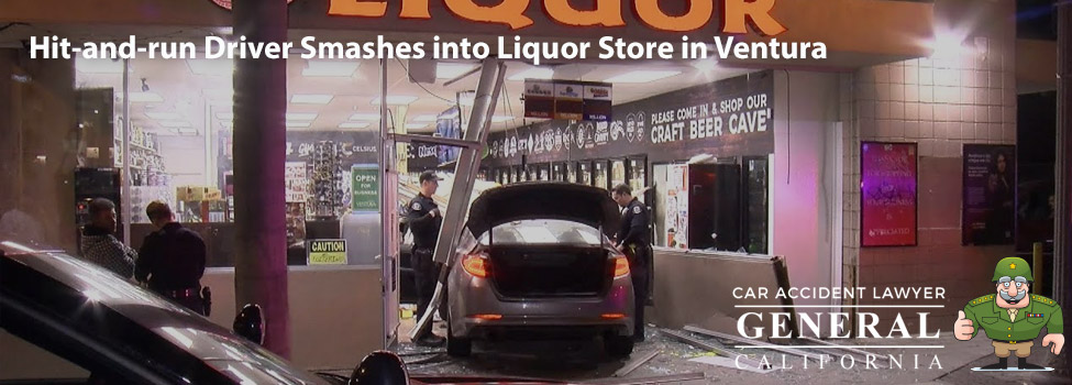 Hit-and-run Driver Smashes into Liquor Store in Ventura